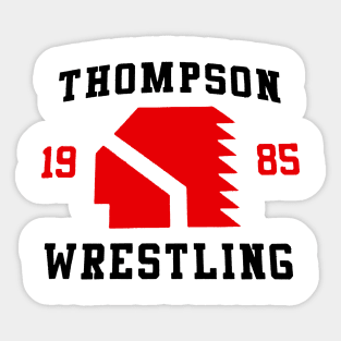 THOMPSON WRESTLING 1985 Sticker